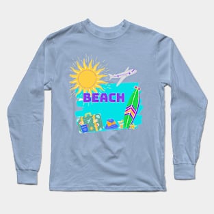 Beach Long Sleeve T-Shirt